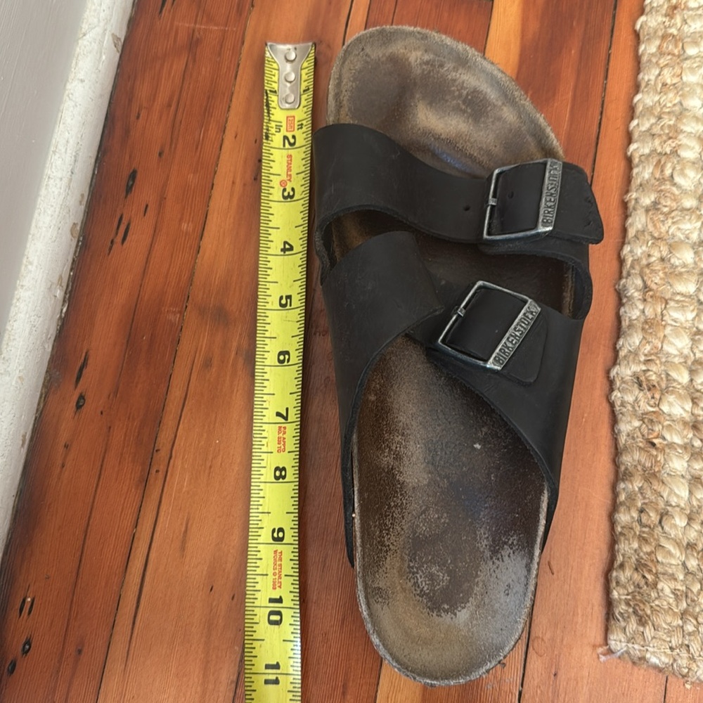 Birkenstock Black Leather Sandals - Picture 4 of 4